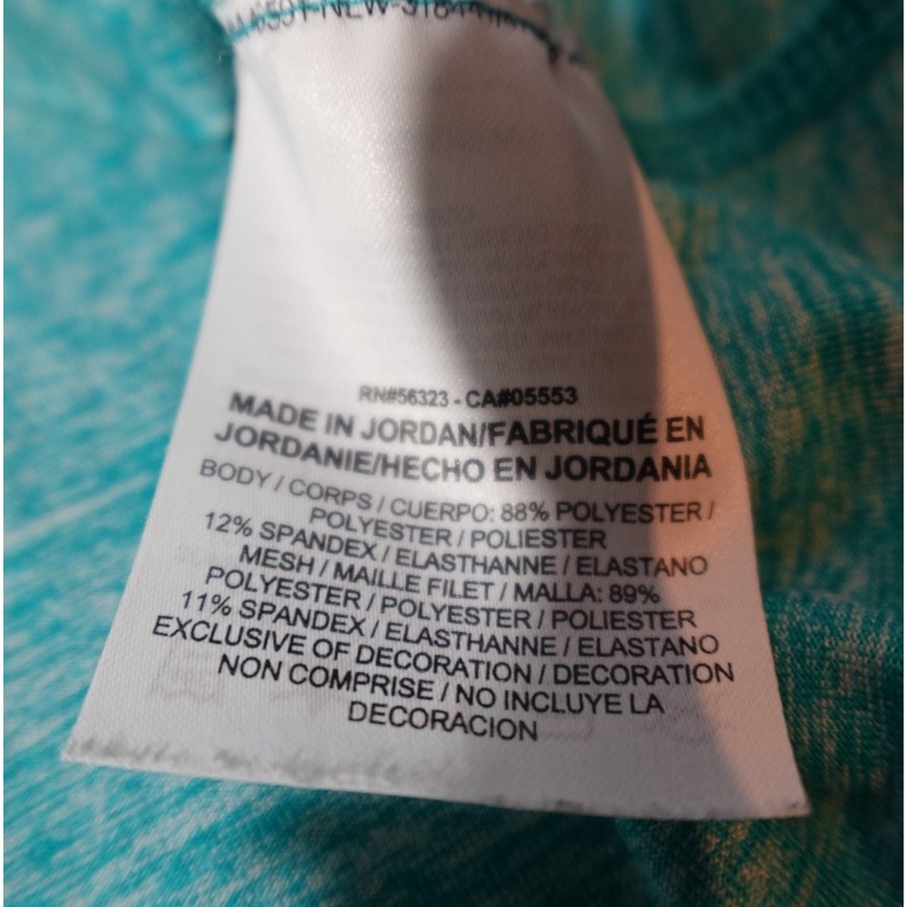 Nike Running Dri-FIT Quarter Zip Pullover Teal Heather AJ4660-311 Womens Medium - Picture 5 of 9